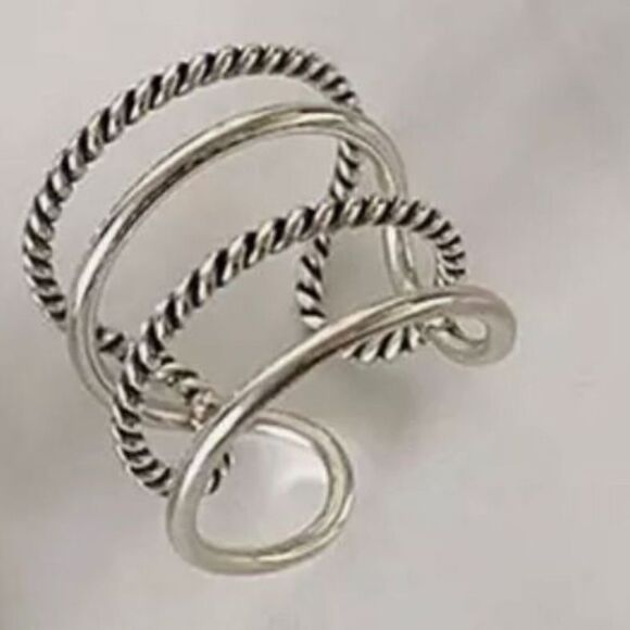 The Multimedia Stack Ring in 925 silver - Picture 3 of 5